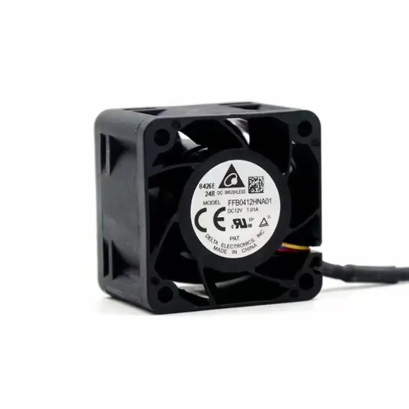 High Speed Fan 40mm for Delta FFB0412HNA01 12V 1.01A 40mm PWM Axial Cooling Fan 16000RPM for High-Airflow Applications