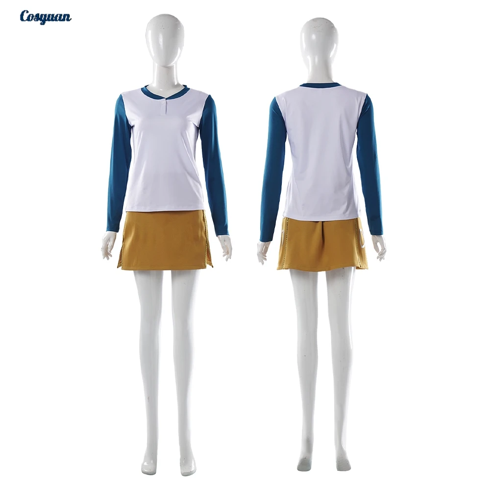 Disfraz de Nami de One Piece para mujer, traje de cosplay de pirata para Halloween, carnaval, fiesta, rol, 2026