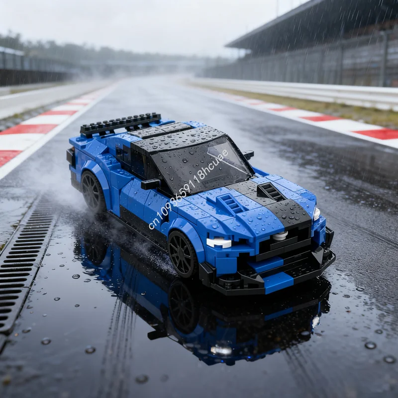 

235 шт. MOC Forded Mustangesd Shelby City Champions Модель Строительные блоки Рождественские подарки Идея «сделай сам» Образование Детские игрушки День рождения
