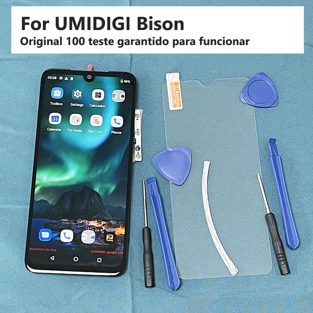 Original KOSPPLHZ New For Umidigi Bison Pro 2021 LCD Display Touch Screen Replacement 6.3