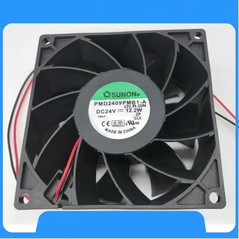 Original Cooler Fan for SUNON PMD2409PMB1-A 24V 12.2W Inverter Cooling Fan 9038 90*90*38MM