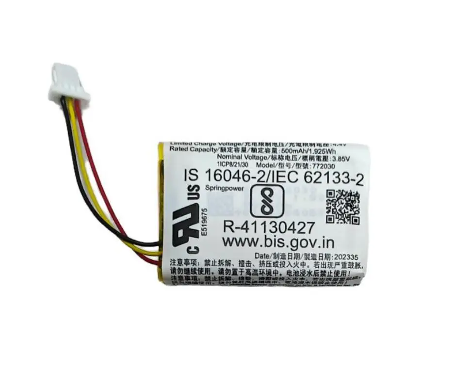 

New 772030 WF-1000XM5 box 500mAh 3.85V 3P plug rechargeable battery