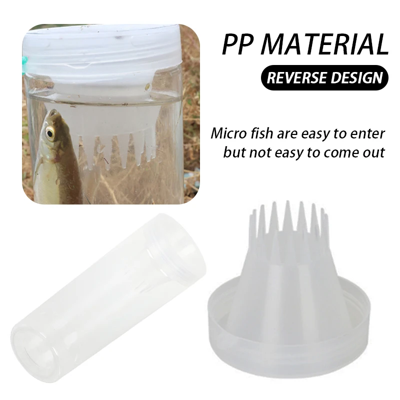 جديد الصيد الفخاخ شبكة قفص PP البلاستيك جراد البحر الماسك كراب الأسماك قفص فخ زجاجة صب الصيد شبكة الروبيان صافي Pesca معالجة