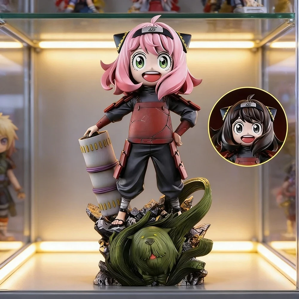 19cm/7,48 Zoll Anime-Figur Anya Forger Cosplay Senju Hashirama Actionfiguren PVC-Statue Sammlermodell Spielzeug Geschenke