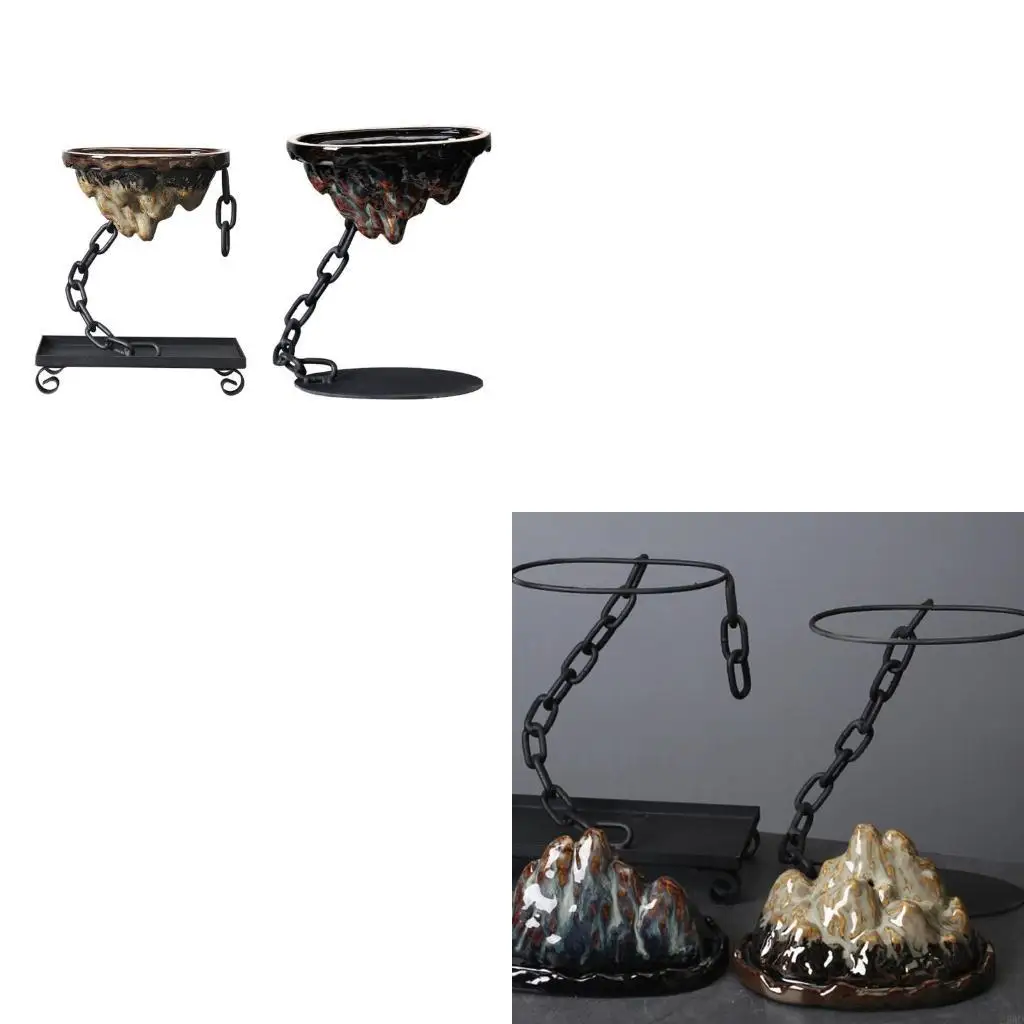 

Железная цепь подвесной цветочный горшок суккуленты контейнер декоративный цветок C5AD