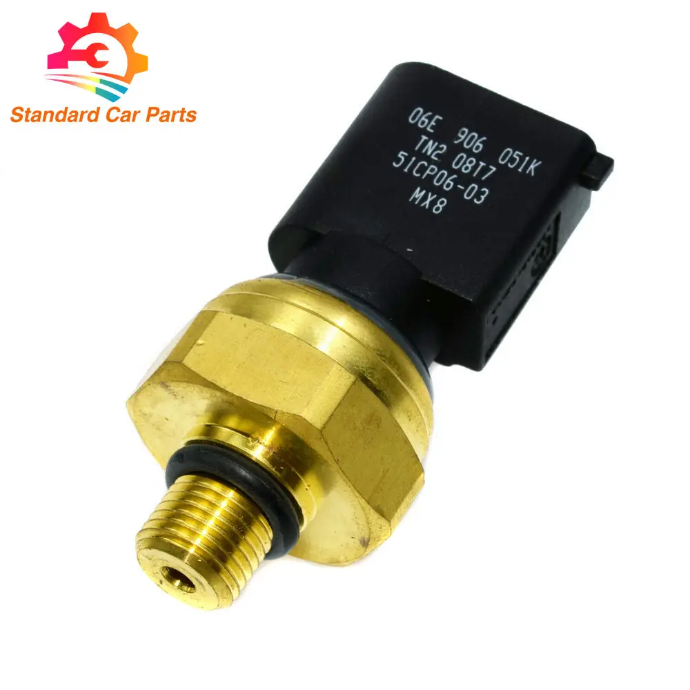 

06E906051K Fuel Pressure Sensor For Audi A3 A4 A5 A6 A8 Q5 Q7 R8 S5 S6 S8 TT VW Passat GTI EOS