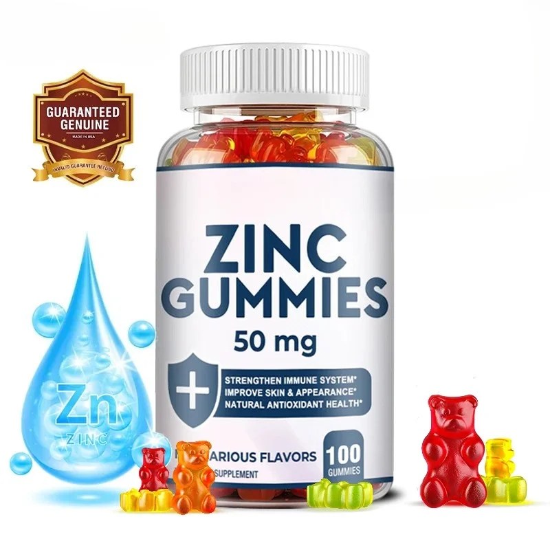 Zinc Gummies - Supports Cognitive Performance, Mood and Energy Levels and Promotes Healthy SleepSupplements