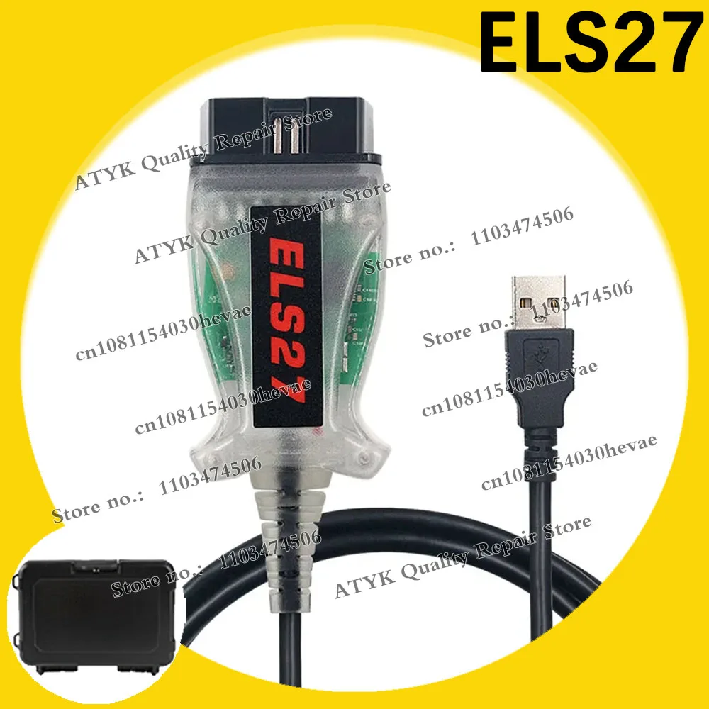 

ELS27 OBD2 сканер диагностический кабель ремонт оборудования инструменты для проверки els27 PCM Scan Master ELM Focccus тюнинг автоматический кабельный инструмент