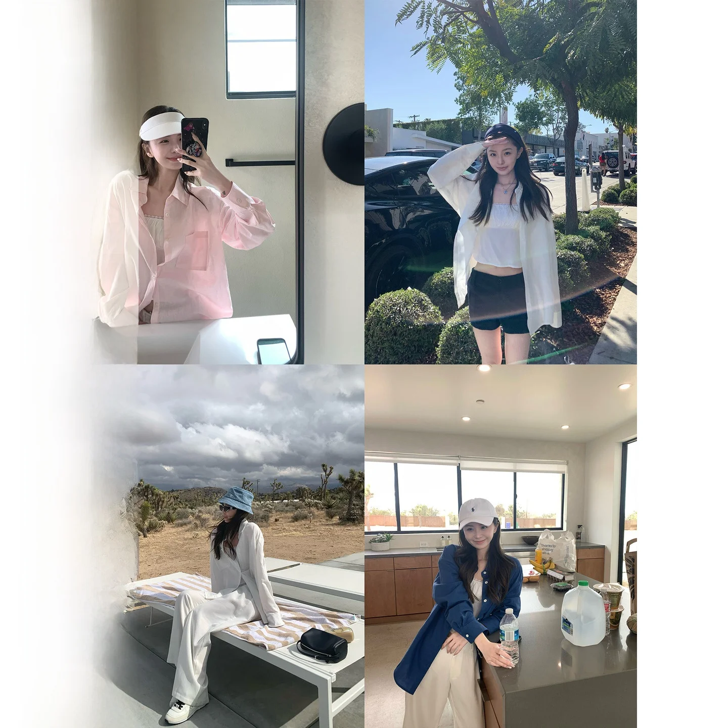 

YUYUREAL Lin Cotton Blend Loose Long Sve Women's irt Spring Season Comfortable Fit Faionable Commute Sle Pure Color