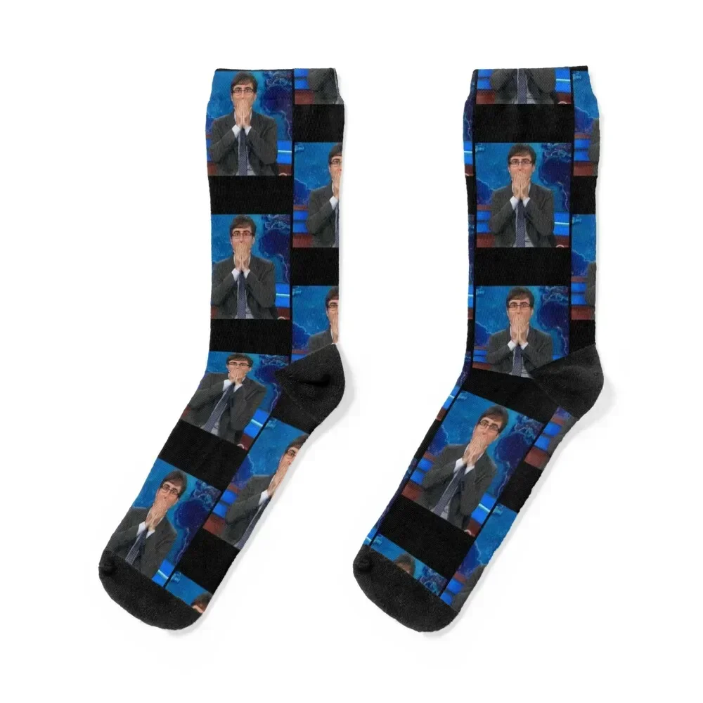 John Oliver Surprised Socks Toe sports tennis anti slip football Women Socks Men's