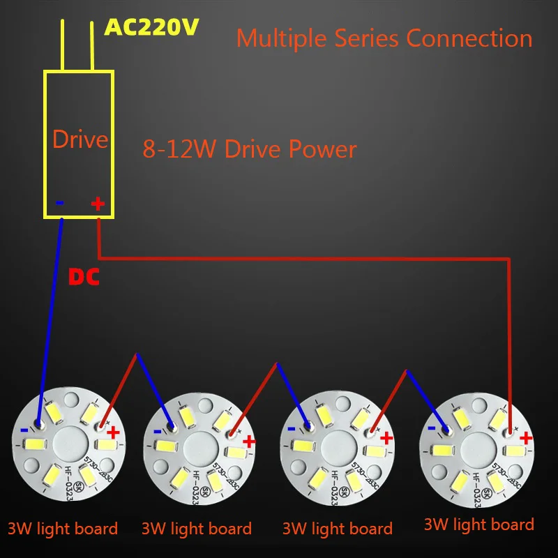 LED Chip For Downlight SMD 2835 Light Board 3W 5W 7W 9W 12W 15W 18W  DIY Ceiling Light LED Bulb Light ，Spotlight