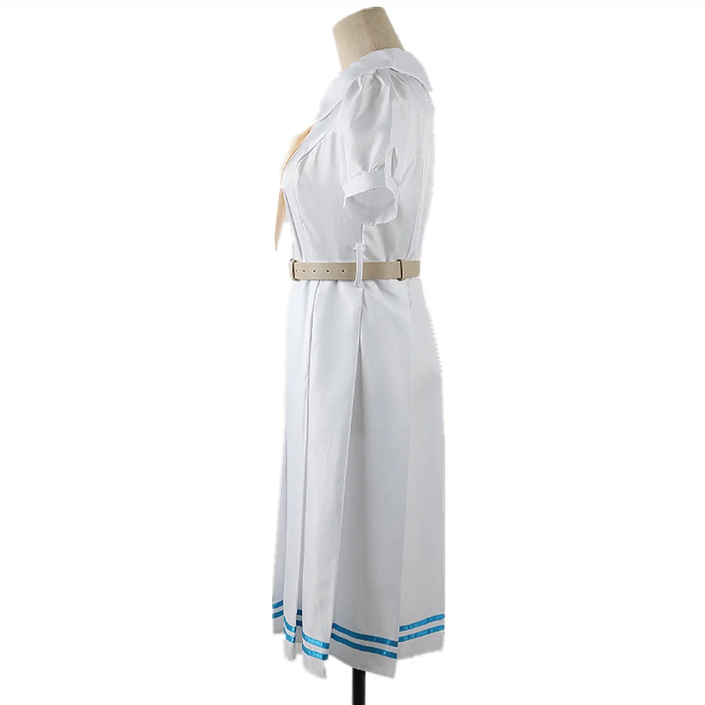 Anime Beastars White Dress Haru Cosplay Costume White Rabbit Haru JK Uniform Dress for Woman Girls Hallowmas Party Costume