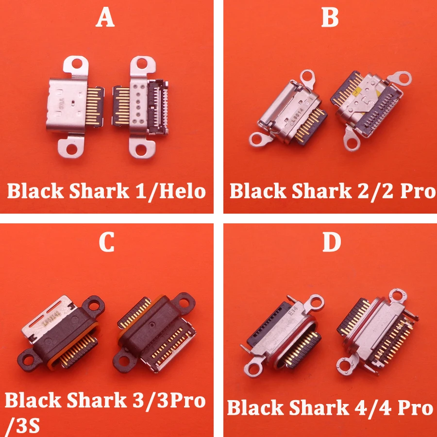 1Pc Usb Charger Charging Port Plug Dock Connector For Xiaomi BlackShark 1 4 4S 2 3 Pro 3Pro 3S SKR-A0 KLE-H0 Helo AWM-A0 2Pro