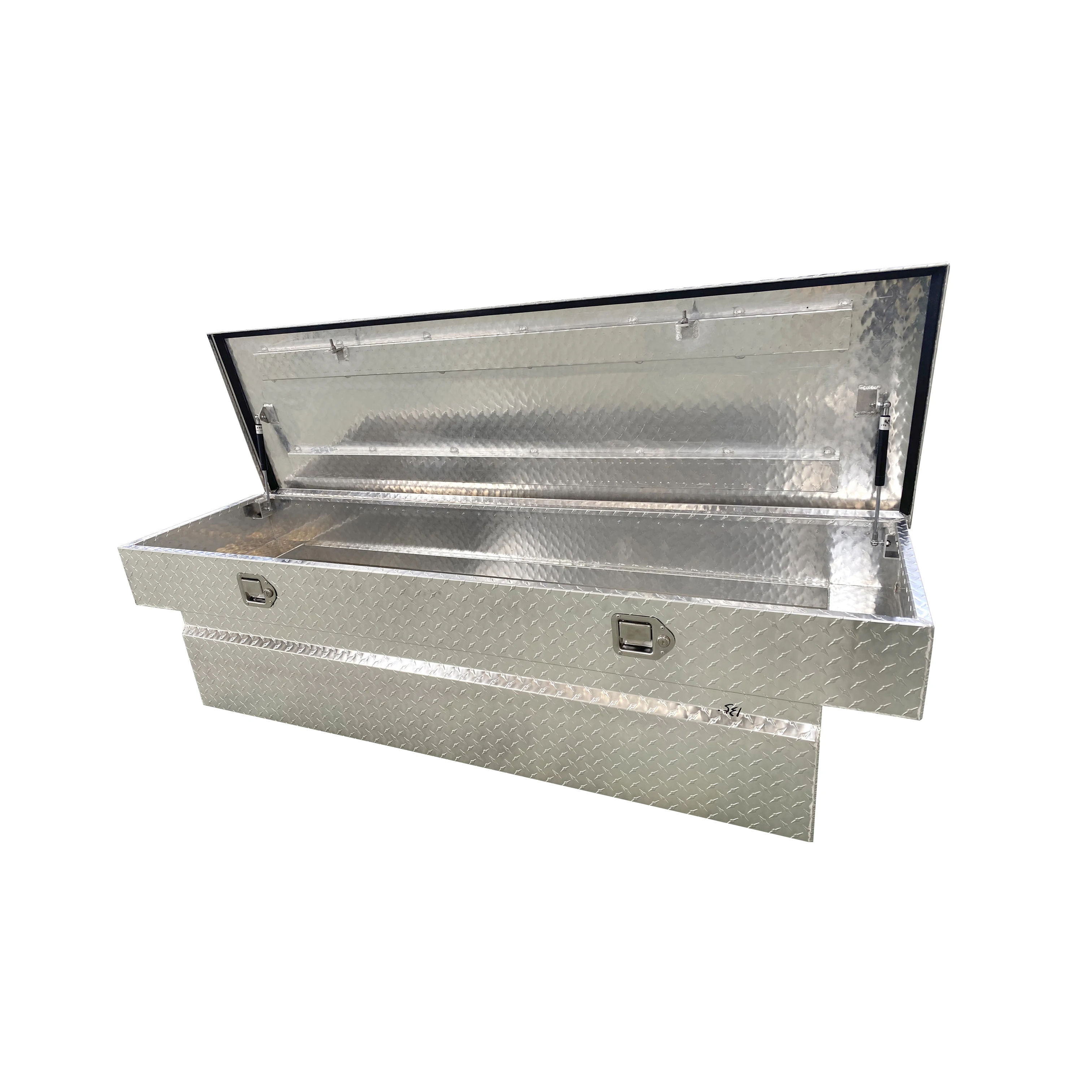 

72"* 27*18 inch Durable Aluminum crossover-style Pickup Bed tool box with Tamper-resistant locks