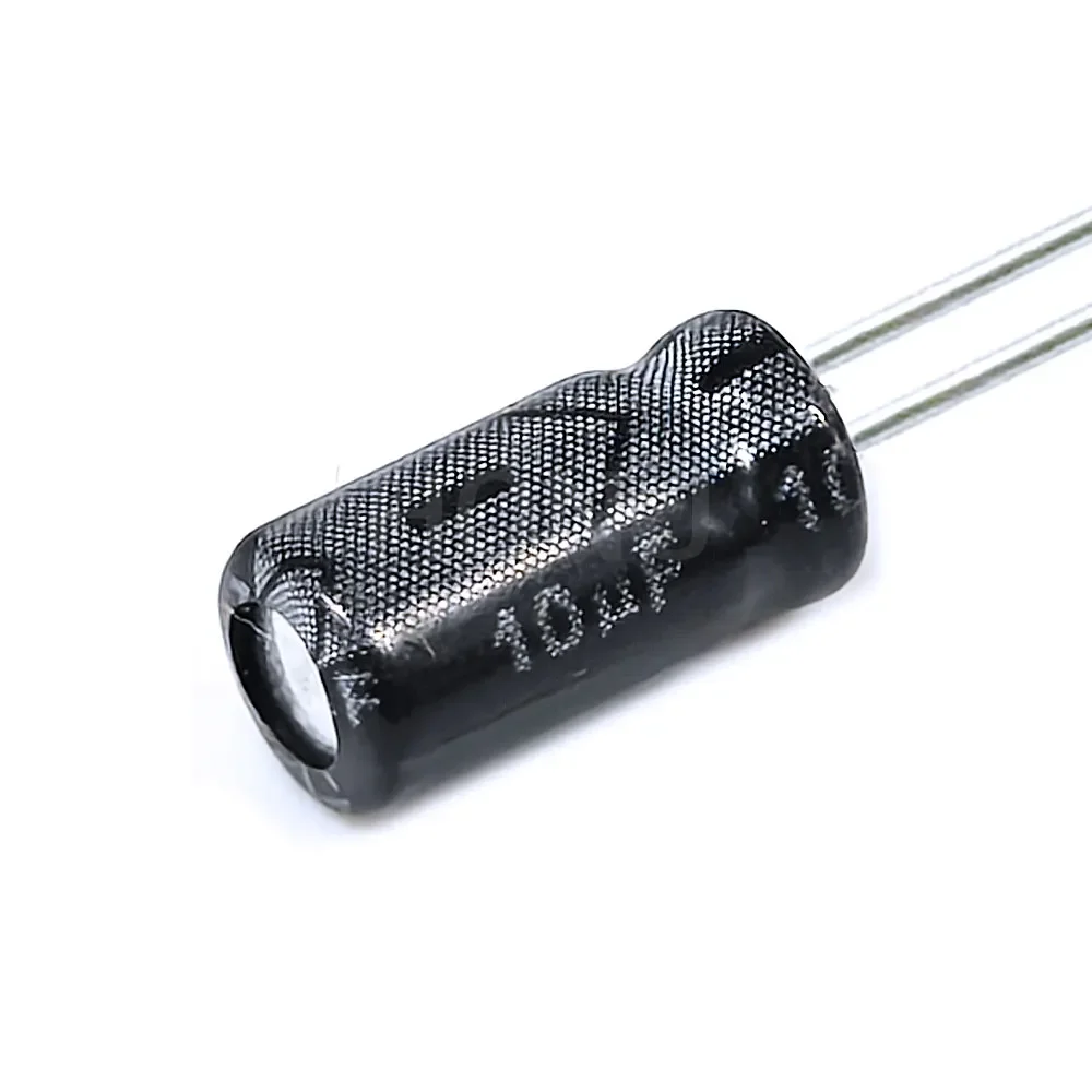 50PCS​​ ​​​​​​​​10uF 50V 10MFD 50Volt 4*7mm Aluminum Electrolytic Capacitor Radial 10mf50v 10uf50v 50v10mf 50v10uf ±20%​​