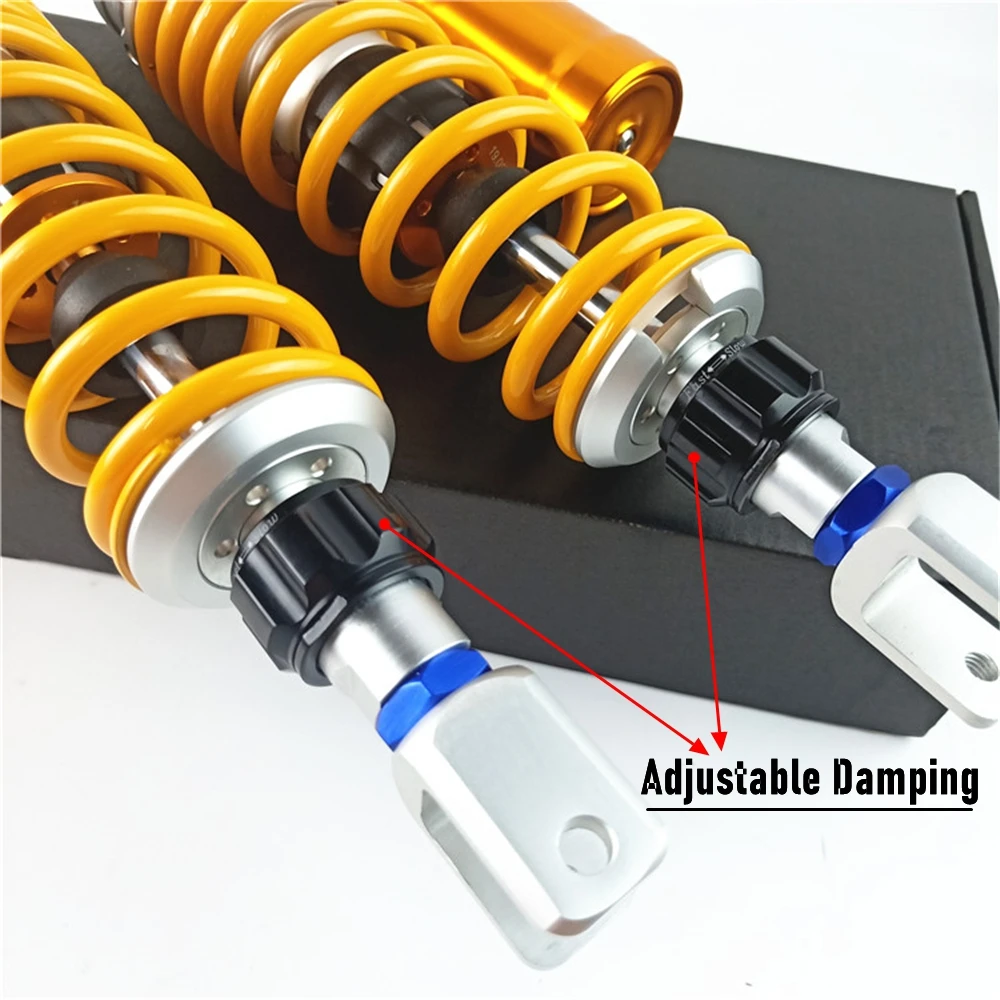 320-360 مللي متر قابل للتعديل التخميد دراجة نارية مانع الصدمات الخلفي لهوندا سوزوكي ياماها N/Xmax ايروكس RSZ PCX125/150 سكوتر ATV رباعية