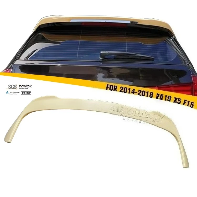 

Factory Excellent Fitment ABS Carbon Fiber Look Rear Wing Roof Window Spoiler for X5 F15 2014 2015 2016 2017 2018