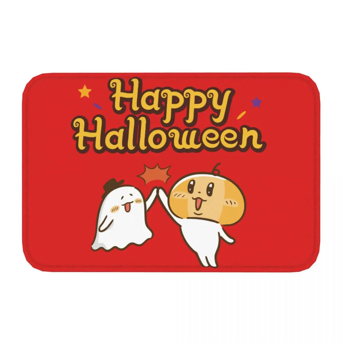 Happy Halloween Cartoon Characters 6 Doormat Anti-Slip Entrance Kitchen Bathroom Door Floor Mat Toilet Rug Carpet Footpad