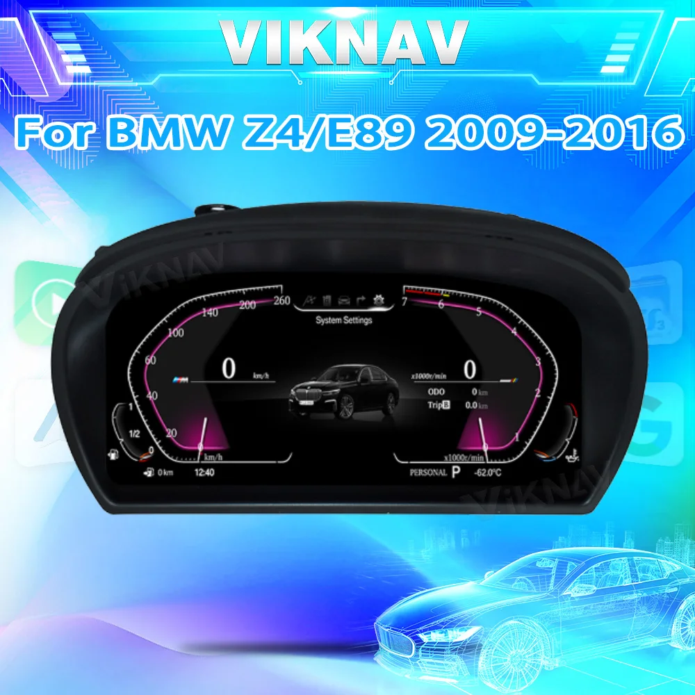 

Viknav цифровой инструмент Cluster 11 дюймов для BMW Z4 E89 2009-2016 Linux система вертикальный экран измеритель скорости автомобиля приборной панели ЖК