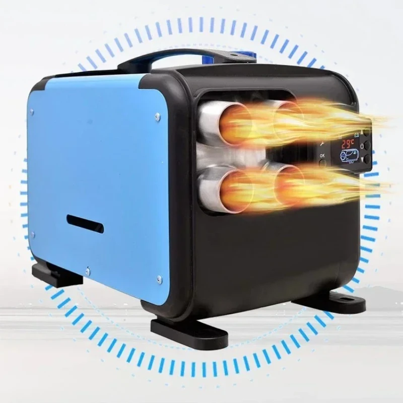 

Engine Preheater Car Heater 24V 5 8W Air Diesel Heater Aluminum Shell Air Parking Heating Warmer Wireless LCD Remote