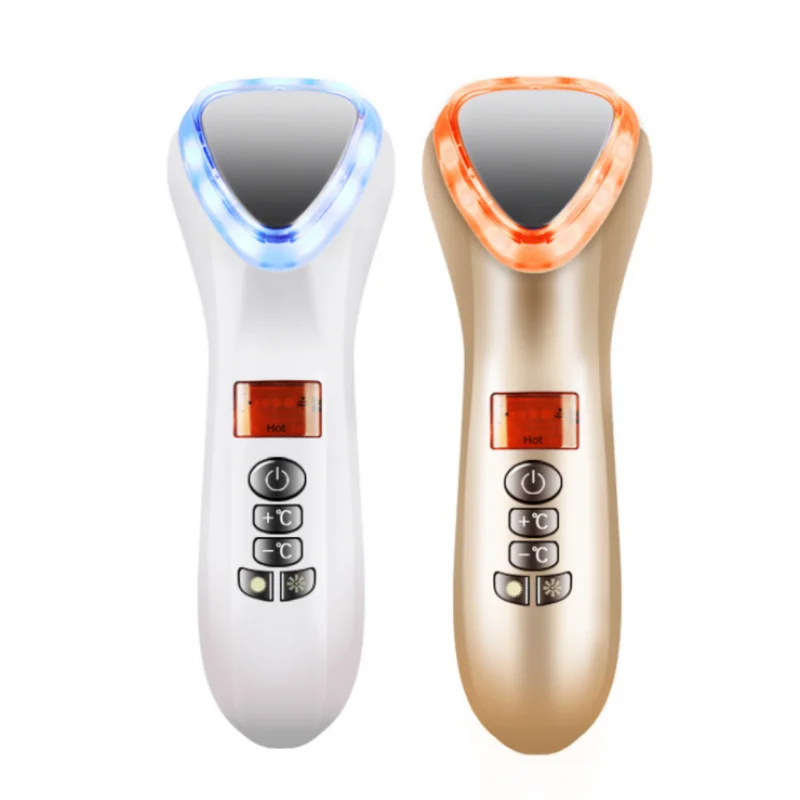 Electric Facial Massager Hot Cold Face Tender Skin Beauty Instrument Massager