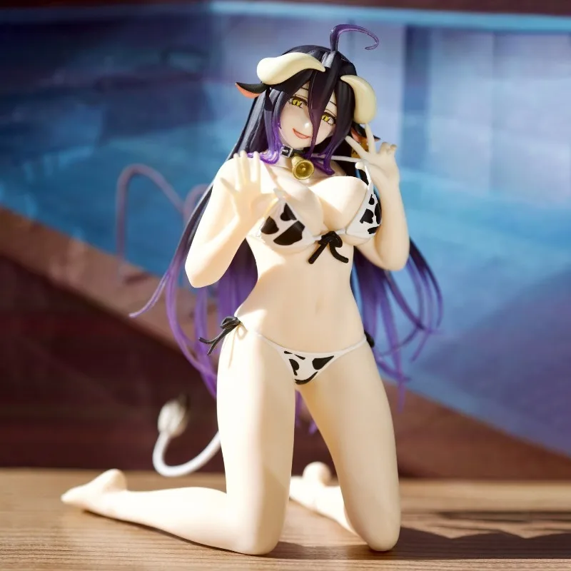 

Оригинальная коллекционная фигурка TAITO Desktop Cute OVERLORD Альбедо в купальнике (13 см), новая версия, в наличии, модель-украшение