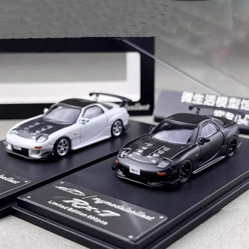 

Литой под давлением масштаб 1:64 RX-7 FD3S RE Amemiya, имитация сплава, модель автомобиля, статический дисплей, Коллекционная игрушка, подарок, сувенирное украшение
