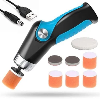 Mini polishing machine car rechargeable buffer polisher cordless cars scratch repair polisher electric waxing car care