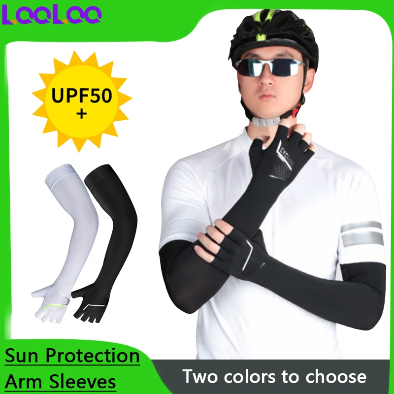 Mangas de enfriamiento con protección solar UV para hombres y mujeres, manga deportiva atlética de compresión para fútbol, Golf y voleibol, 1 par