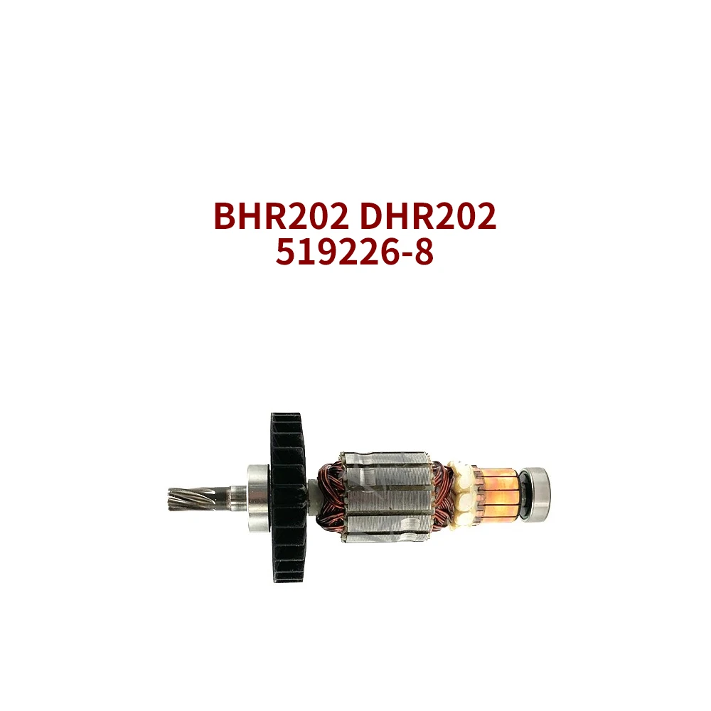 AC220-240V Armature Rotor Anchor for Makita BHR202 DHR202 BHR 202 519226-8 Hammer Drill Motor Power Tool Replacement Parts