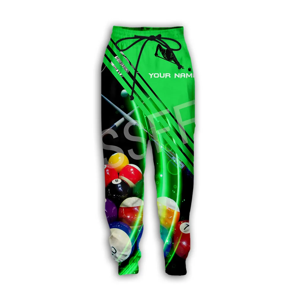 

Custom Name Billiards Sports Beer Game Player Retro 3DPrint Casual Harajuku Trousers NewFashion Streetwear Autumn Loose Pants X4