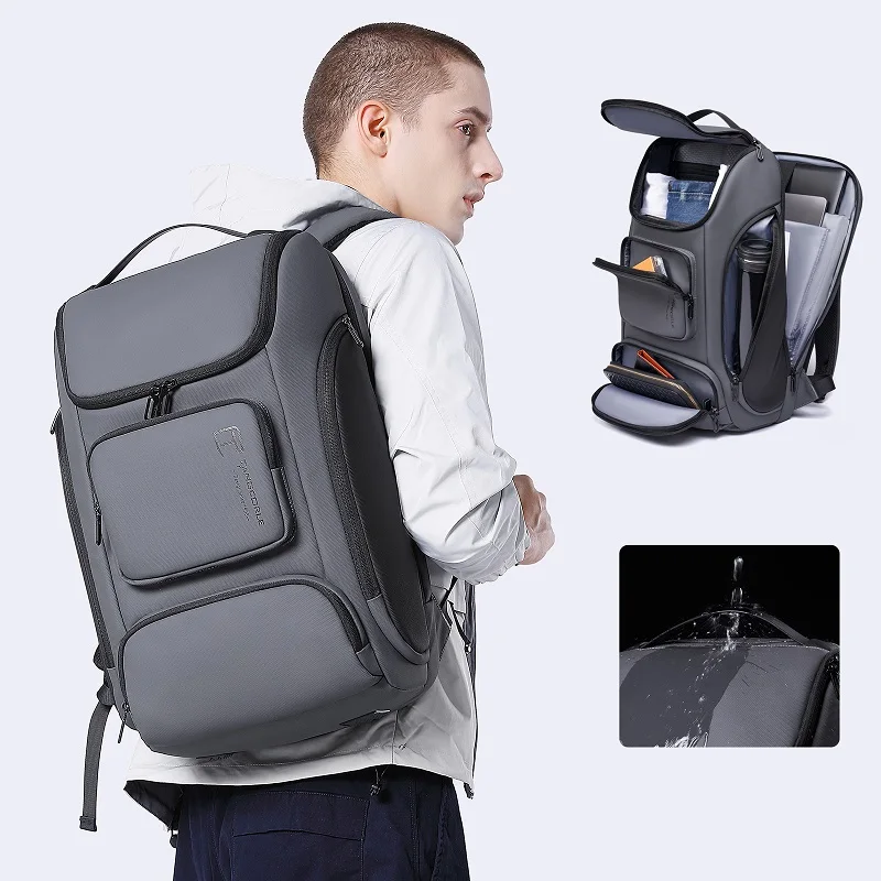 TangCool Men Laptop Backpacks Free Shipping Cool Male Business Rucksacks Waterproof Man Travel Bag Fashion Men School Bags