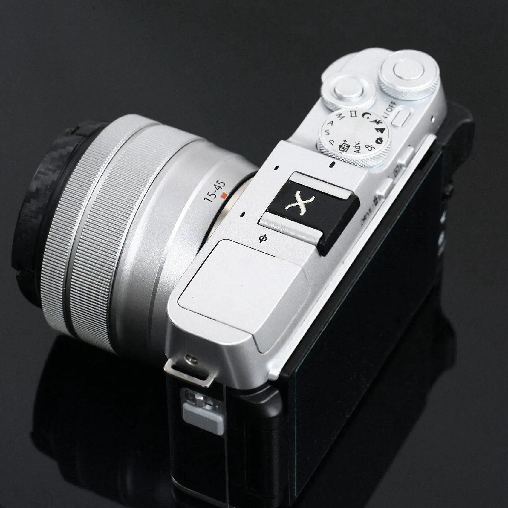 AS95-2X Suitable For Fuji X-T4 X-T3 X-T2 X-T30 X-T20 X-E3 X-E2 X-PRO3 X-PRO2 X30 X10 Hot Shoe Embedded Flash Hot Shoe Black