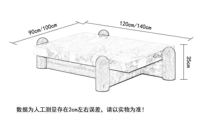 Tavolino da caffè creativo nordico moderno e minimalista quadrato in legno di frassino, marmo, pietra, tavolino da salotto italiano