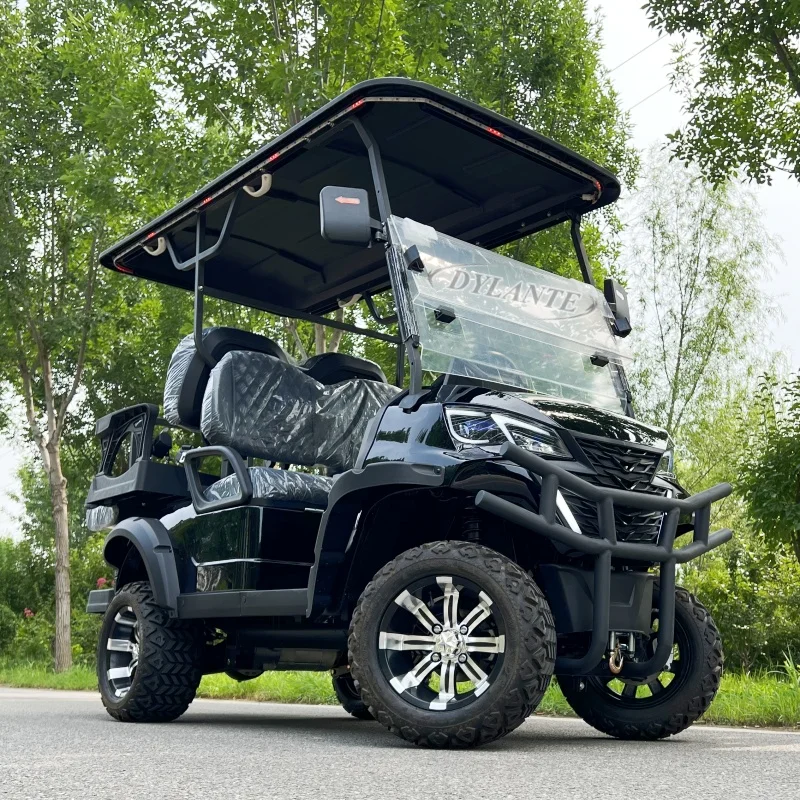 Most Popular Golf Cart 48v/72V 5KW AC System Lithium Battery Powered 4 Seater Electric Golf Cart