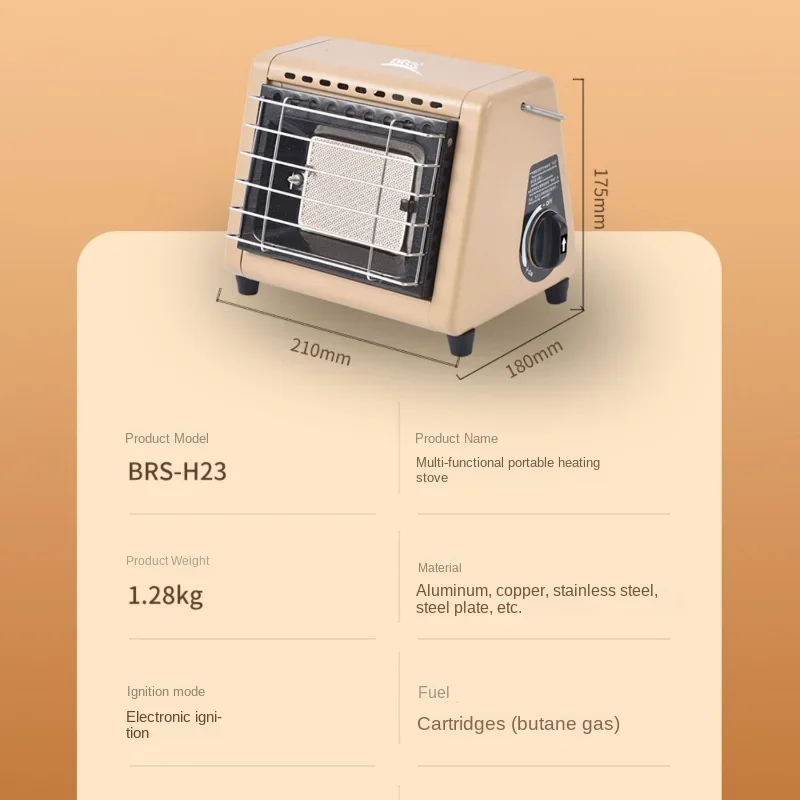 Calentador de Gas para exteriores, estufa de Camping de Gas Natural y butano, dispositivo de calefacción portátil