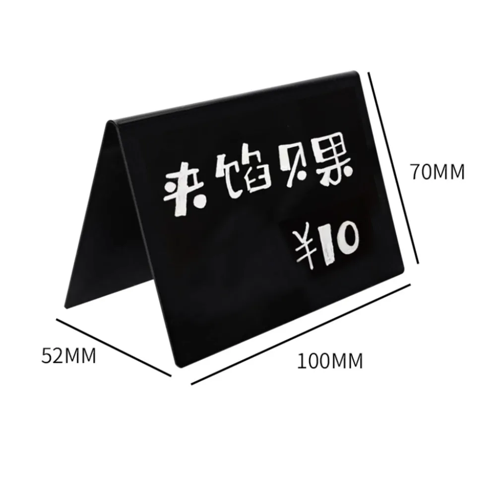 

10 шт. L-образная стираемая мини-подставка для классной доски из ПВХ, креативная настольная вывеска с рисунком рук для домашнего офиса, розничная торговля