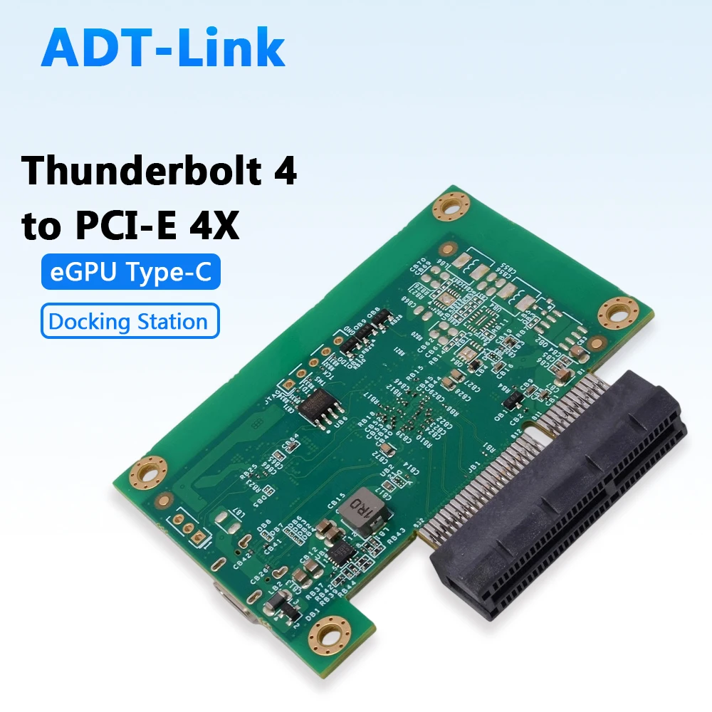 

Thunderbolt 4 To PCIE 4X External GPU Expansion Dock USB4 Core Adapter Board EGPU Docking Station PCI-E To USB3.1 Type-C Cable