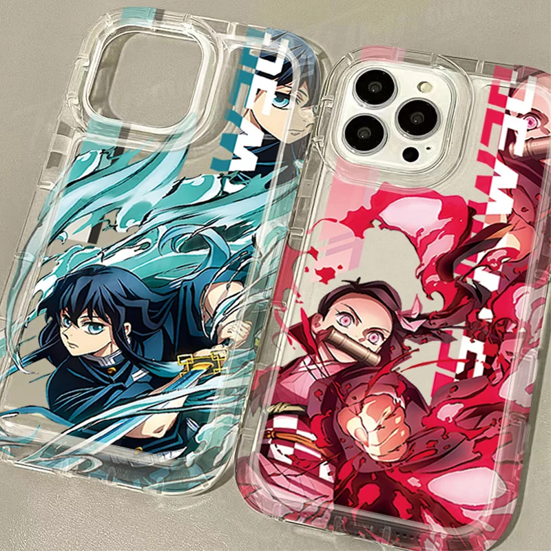 Anime şeytan Slayer telefon kılıfı için Huawei P30 P40 P50 P60 Pro onur 100 90 80 70 60 50 X9 X9A X8 X5 Magic5 sihirli 5 temizle kapak
