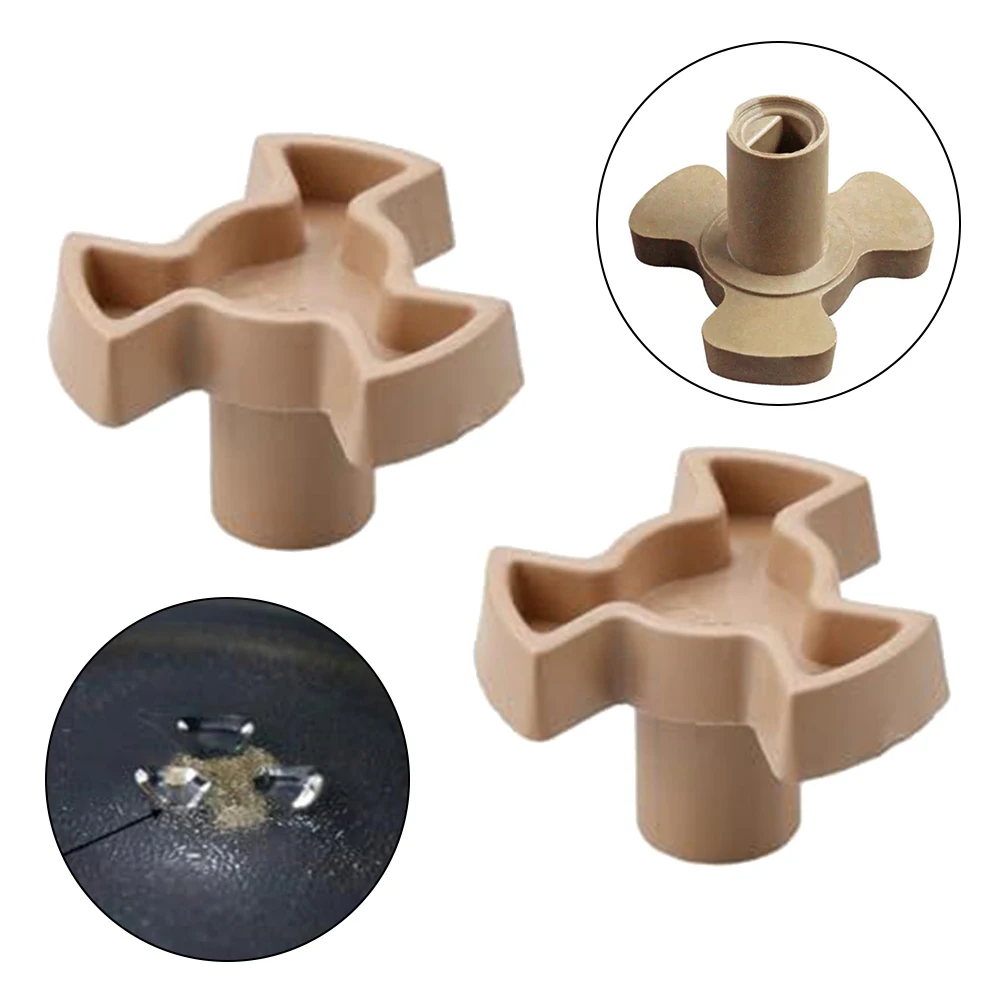 2 X Microwave Oven Turntable Coupler Replacement Tray Connecting Shaft  Microwave Oven Turntable Roller Guide Support Part