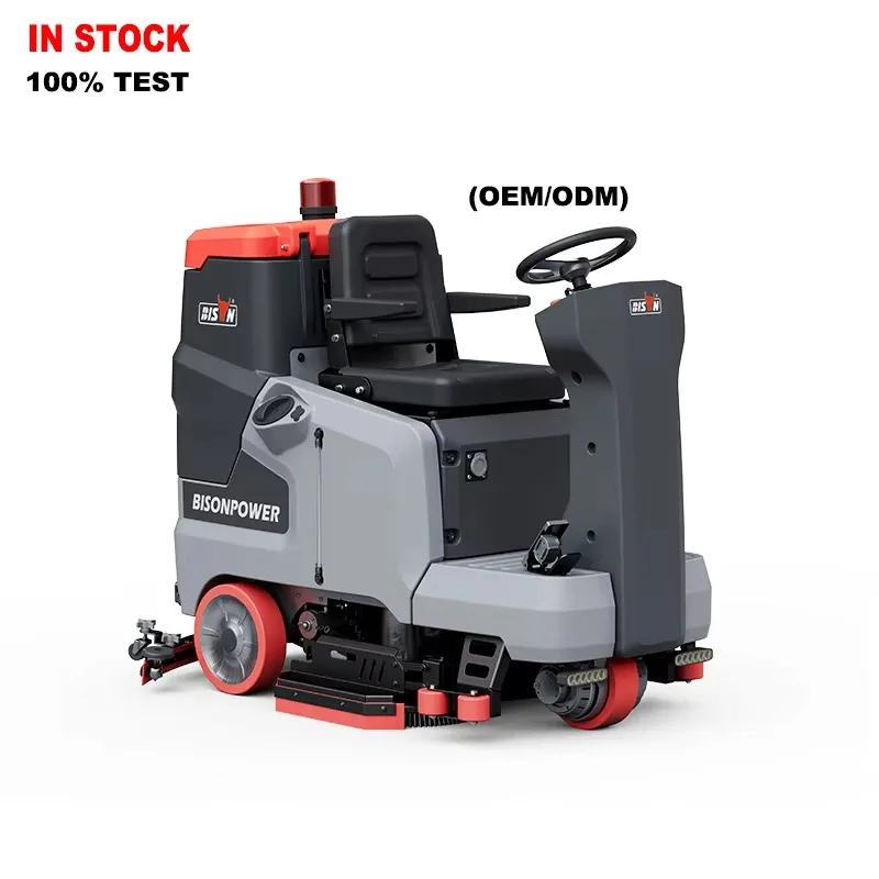 Squeegee 100cm Electric Floor Polisher Scrubber Double Disc Rideable Robotic Floor Scrubber Vacuum Cleaner Cleaning Machine