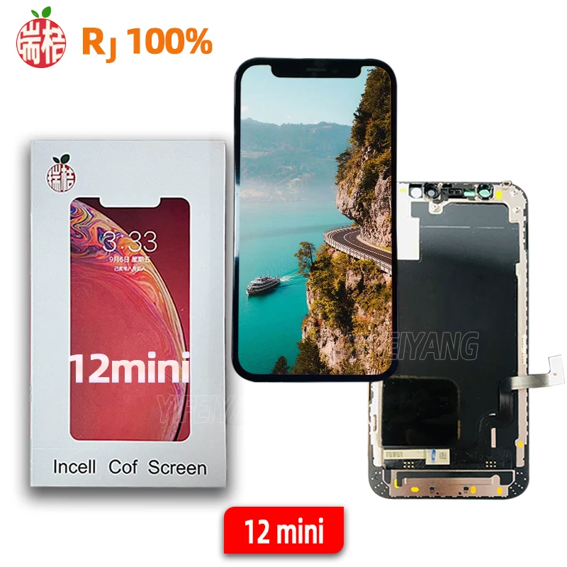 100% A+ RJ Incell LCD Touch Screen Digitizer Assembly Display For iPhone X XS Max 11 12 Pro 12Mini 13 Mini 14Plus Replacement