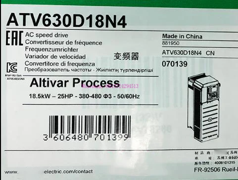 

New Original In BOX ATV630D18N4 {Warehouse stock} 1 Year Warranty Shipment within 24 hours