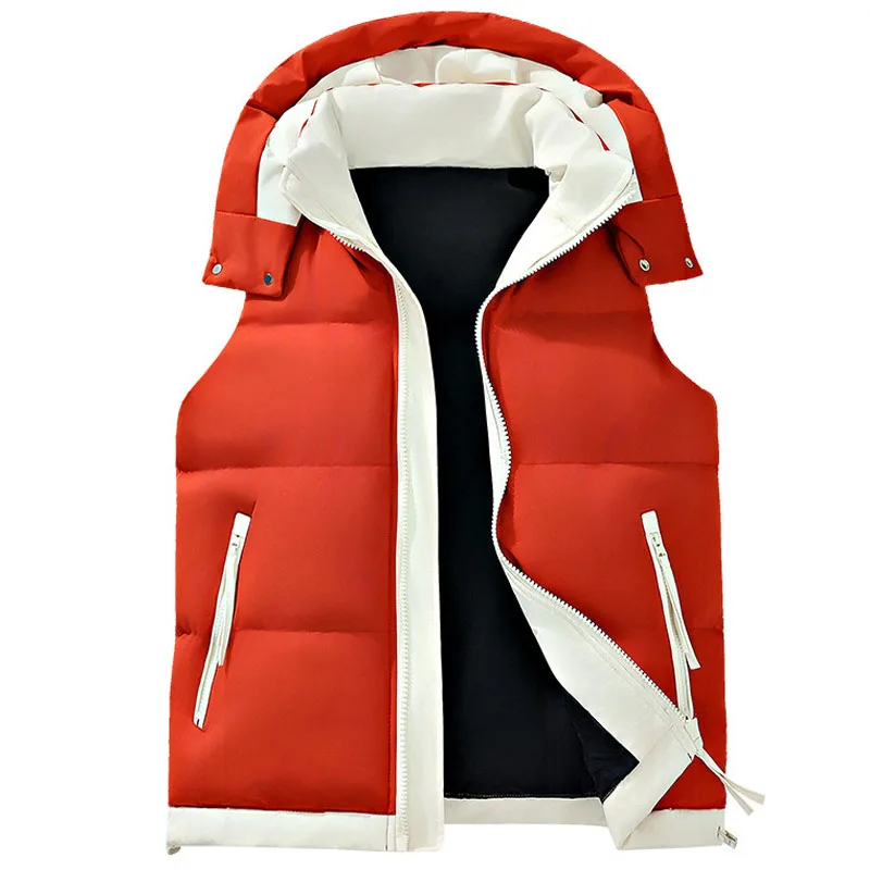 Chaleco para hombre Otoño إضافة الصوف الجديد empalme hombres de mediana age enjuague chaleco casual de negocios chaleco عادية