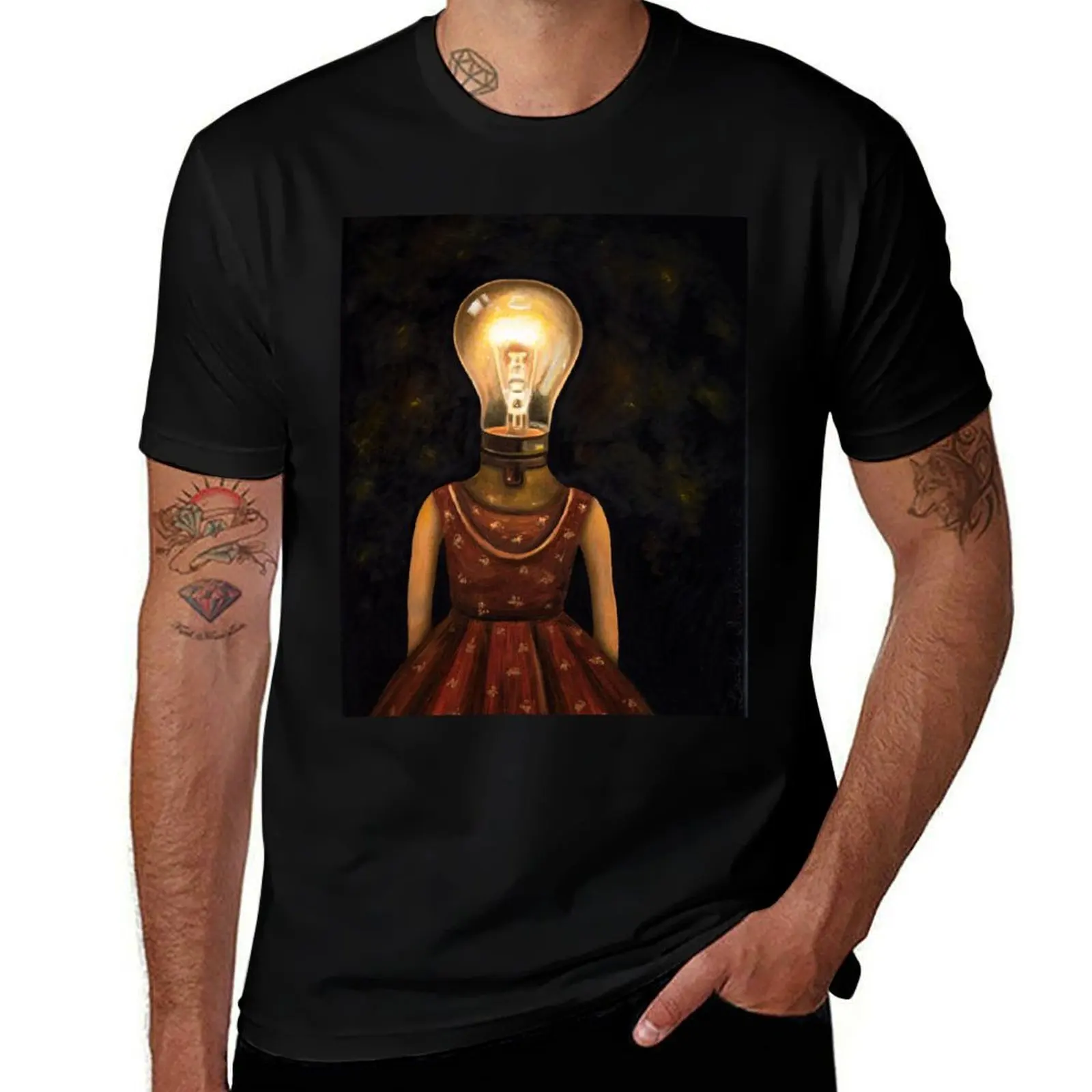 Light Headed T-Shirt Big and Tall Gym T-Shirt