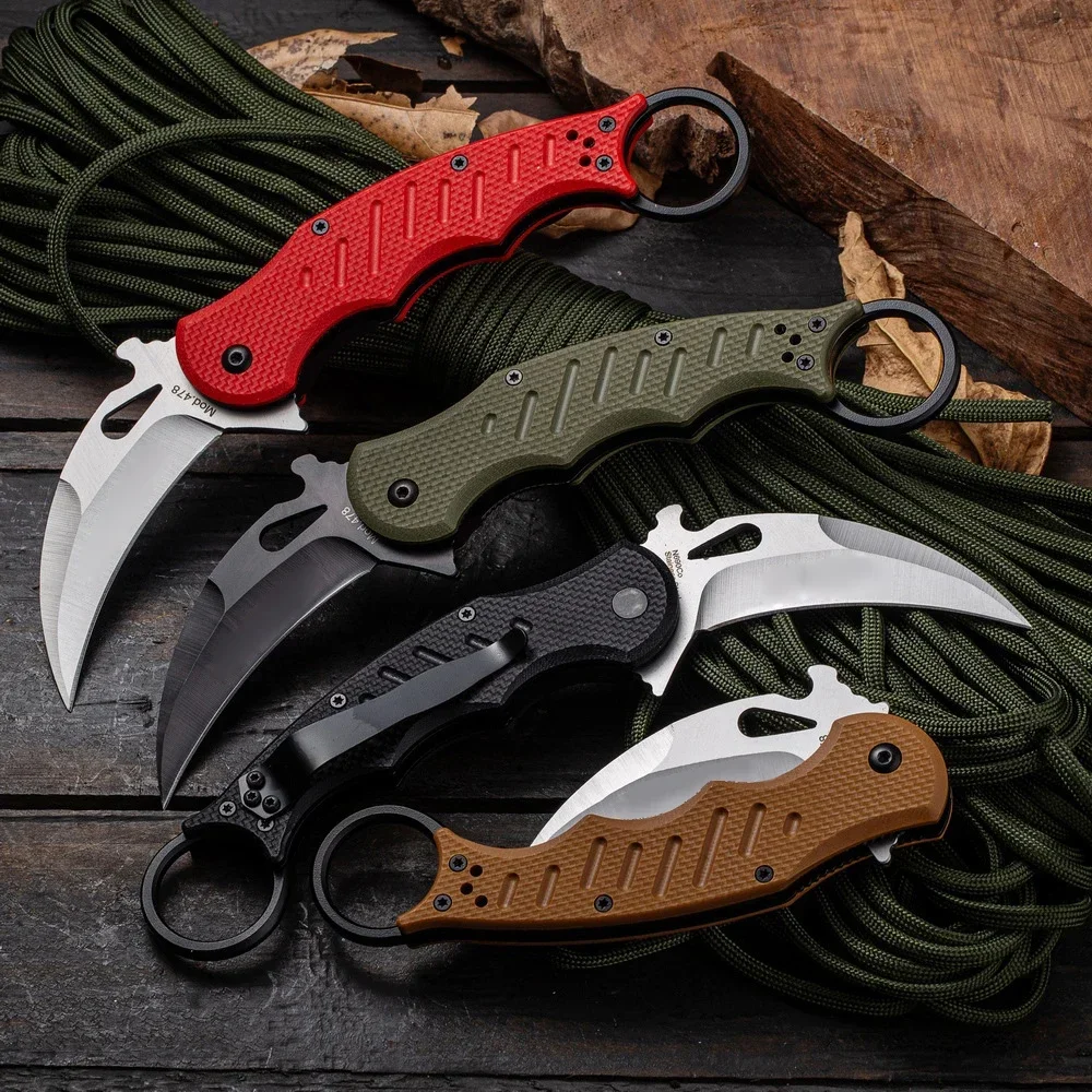 Тактические складные ножи fo-x n690 karambit G10 690, флиппер-нож N690Co, простое лезвие, черная алюминиевая ручка, уличный инструмент Тактические складные ножи fo-x n690 karambit G10 690, флиппер-нож N690Co, простое лезвие, черная алюминиевая ручка, уличный инструмент