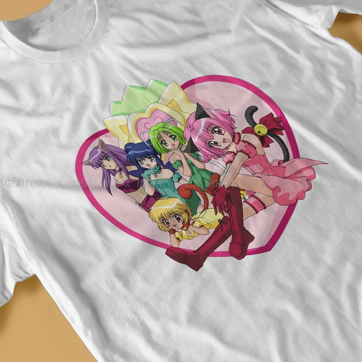 Tokyo Mew Mew Japanese Anime TShirt for Men Classic Basic Casual Sweatshirts T Shirt Novelty New Design Loose