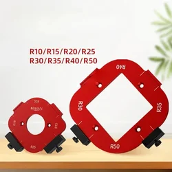 Yeni Ağaç İşleme Köşe Konumlandırma Kalıp Kenar Kırpma Makinesi Elektrikli Ahşap Freze Kesici Yuvarlak R-köşe Ark R10-50R El Aletleri