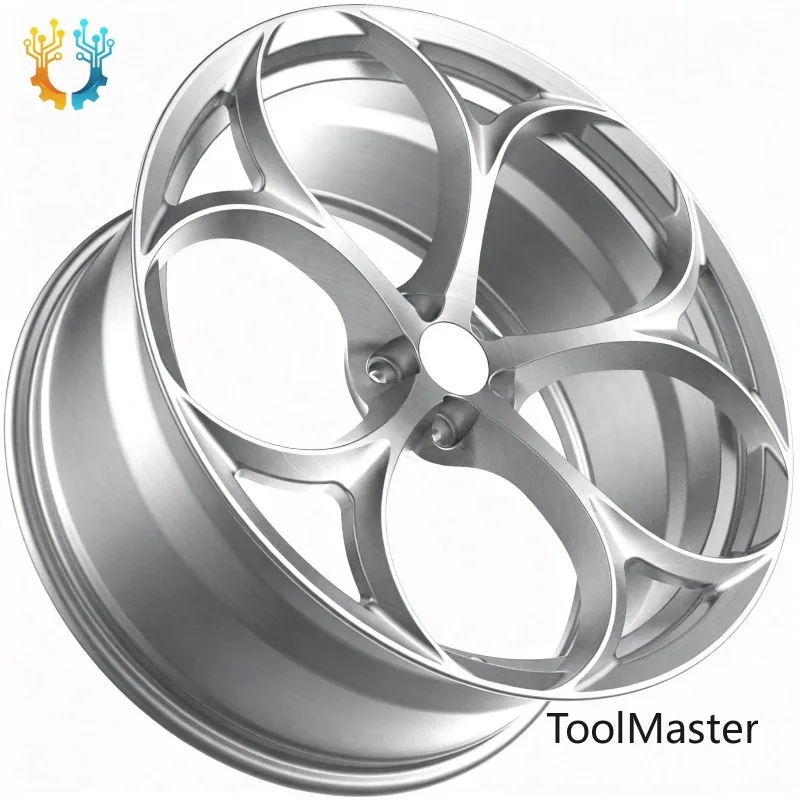 【2026】5x110 Forged Aluminium Alloy Wheel | Gold Brushed Dual Spoke Rim | Lightweight Performance Design For Passenger Vehicles