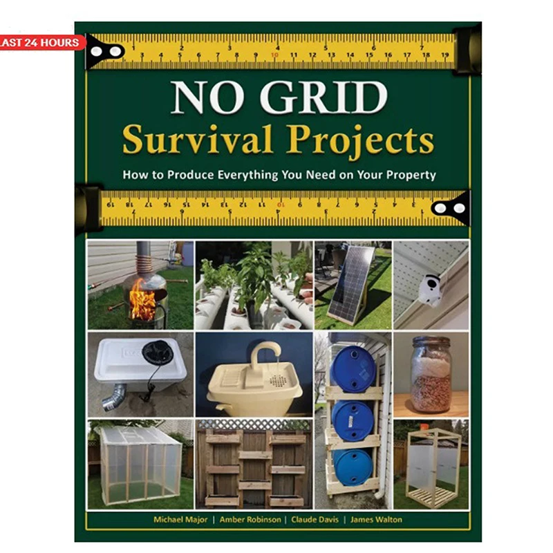 NO GRID Survival Projects How To Produce Everything You Need On Your Property Paperback Book In English